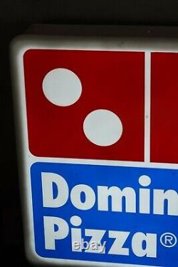 Rare Vintage Advertising Domino's Pizza Sign Lighted Sign Pizza Sign