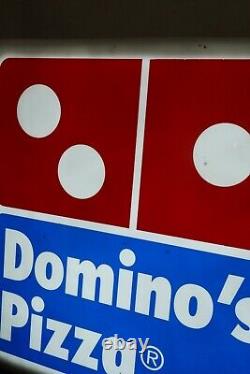 Rare Vintage Advertising Domino's Pizza Sign Lighted Sign Pizza Sign