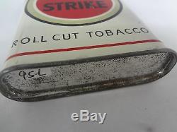 Rare Vintage Advertising Lucky Strike White Tobacco Vertical Pocket Tin 95-l