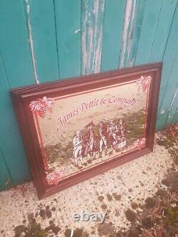 Rare Vintage Advertising Mirror 1970s, Large