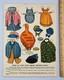 Rare Vintage Advertising Premium Red Goose Shoes Dress Up Cutouts Unused