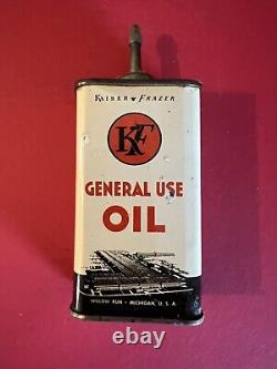 Rare Vintage Advertising Rare Kaiser-frazer Full Oiler Lead Spout Nos