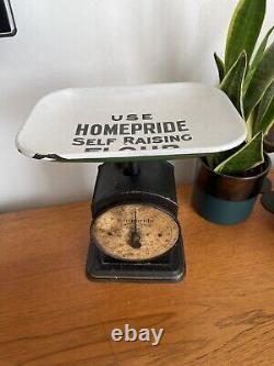 Rare Vintage Advertising Salter Kitchen Scales Homepride Flour