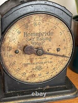 Rare Vintage Advertising Salter Kitchen Scales Homepride Flour