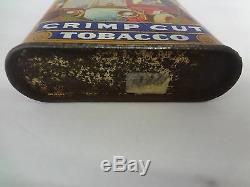 Rare Vintage Advertising Taxi Tobacco Vertical Pocket Tin Original Canada 778-p