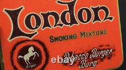 Rare Vintage Advertising Tobacco Tin London Smoking Mixture Hoffmann Thun