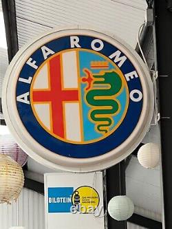 Rare Vintage Alfa Romeo Dealership Sign Authentic Piece of History from the 19