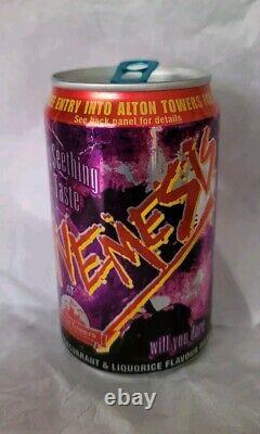 Rare Vintage Alton Towers Nemesis Drinks Can Limited Edition 1994 Coke Coca Cola
