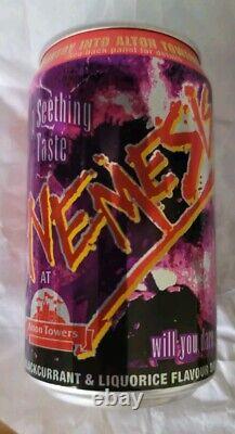 Rare Vintage Alton Towers Nemesis Drinks Can Limited Edition 1994 Coke Coca Cola