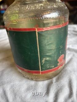 Rare Vintage American WM Penn 200 Horse Power Motor Oil Jar 1 Quart