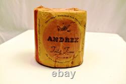 Rare Vintage Andrex Toilet Paper Roll with Advertising Original Wrapper UK Old2