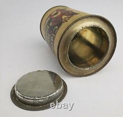 Rare Vintage Antique Clarnico Mint Humbugs Old English Tin Can Advertising Sign
