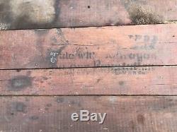 Rare Vintage Antique OILZUM Oil Can Shipping Box Authentic and Complete Wood Box