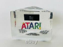 Rare Vintage Atari Computers PaperWeight Lucite computer Chip