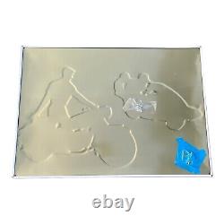 Rare Vintage BMW Motorcycle Embossed Metal Sign Excellence in Sports 27x19