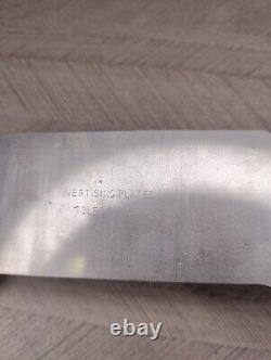 Rare Vintage Beaver Falls Penna License Plate Topper Metal Sign Advertising