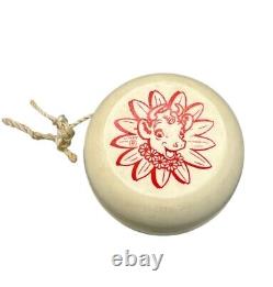 Rare Vintage Borden Bordens Milk Elsie The Cow Advertising Yoyo