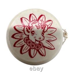 Rare Vintage Borden Bordens Milk Elsie The Cow Advertising Yoyo