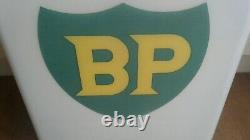 Rare Vintage Bp Fuel Glass (not Enamel) Petrol Pump Globe(blend) Original