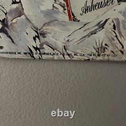 Rare Vintage Budweiser BUD King of Beers Tin Advertising Sign 1987