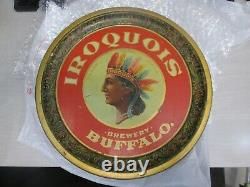 Rare Vintage Buffalo Iroquois Beer Pre Prohibition Indian Tray