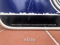 Rare Vintage CINZANO Parking FIAT Bar Pub Shop Advertising Sign Not Enamel