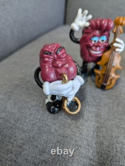 Rare Vintage California Raisins Figures X 7, Calrab 1987-1988