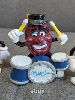 Rare Vintage California Raisins Figures X 7, Calrab 1987-1988
