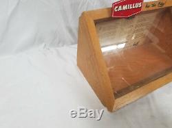 Rare Vintage Camillus Knife Display Case, Collectable Display Case withAdvertising