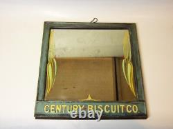 Rare Vintage Century Biscuit Co Advertising Mirror Sign