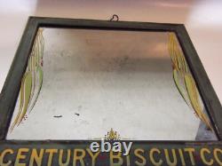 Rare Vintage Century Biscuit Co Advertising Mirror Sign