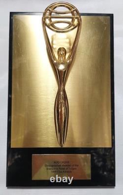 Rare Vintage Clio Awards Trophy Members Judge Panel Wall Plaque 1995