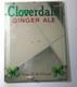 Rare Vintage Cloverdale Ginger Ale Advertising Mirror Sign