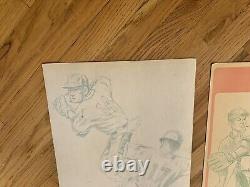 Rare Vintage Coca Cola Baseball Cardboard Posters Set Of 3