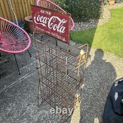 Rare Vintage Coca Cola Bottle Rack