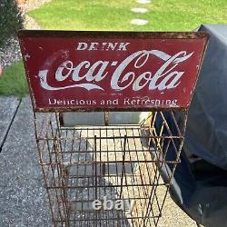Rare Vintage Coca Cola Bottle Rack