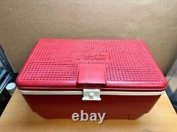 Rare Vintage Coca-Cola Cooler Box Made by Igloo in Houston Texas USA