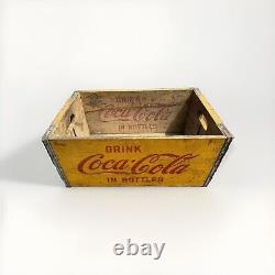Rare Vintage Coca Cola Crate 1941 Coke Crate Advertising Collectible Man Cave