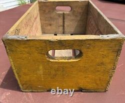 Rare Vintage Coca Cola Crate 1941 Coke Crate Advertising Collectible Man Cave
