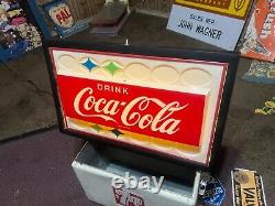 Rare Vintage Coca Cola Lighted Sign Working