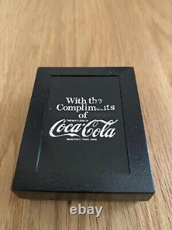 Rare Vintage Coca Cola Promotional Sterling Silver Ring Pull Made 1984