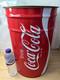 Rare Vintage Coke Cola Storage Bin LID Seat Barrel Pop Art Trash 70s 80s Prop