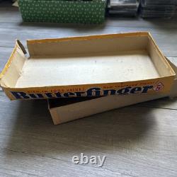 Rare Vintage Curtiss Butterfinger Advertising Candy Box Display 1950s Flaws