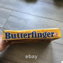Rare Vintage Curtiss Butterfinger Advertising Candy Box Display 1950s Flaws