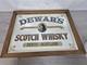 Rare Vintage Dewar's Scotch Whisky Pub Mirror Queen Victoria Perth Scotland