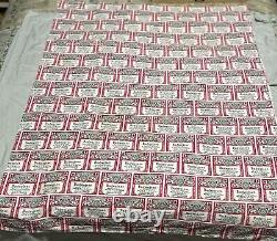 Rare Vintage Early BUDWEISER BEER 41x47 Tablecloth Advertising Bar Trove Banner