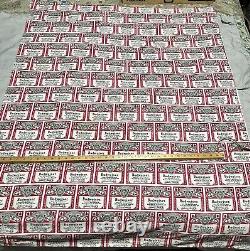 Rare Vintage Early BUDWEISER BEER 41x47 Tablecloth Advertising Bar Trove Banner