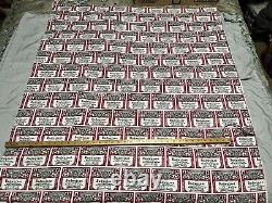 Rare Vintage Early BUDWEISER BEER 41x47 Tablecloth Advertising Bar Trove Banner