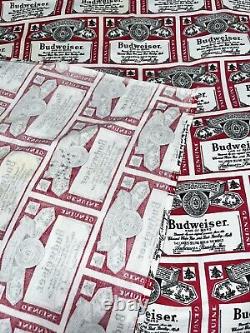 Rare Vintage Early BUDWEISER BEER 41x47 Tablecloth Advertising Bar Trove Banner