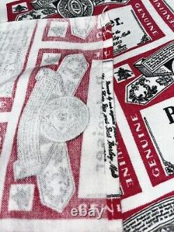 Rare Vintage Early BUDWEISER BEER 41x47 Tablecloth Advertising Bar Trove Banner